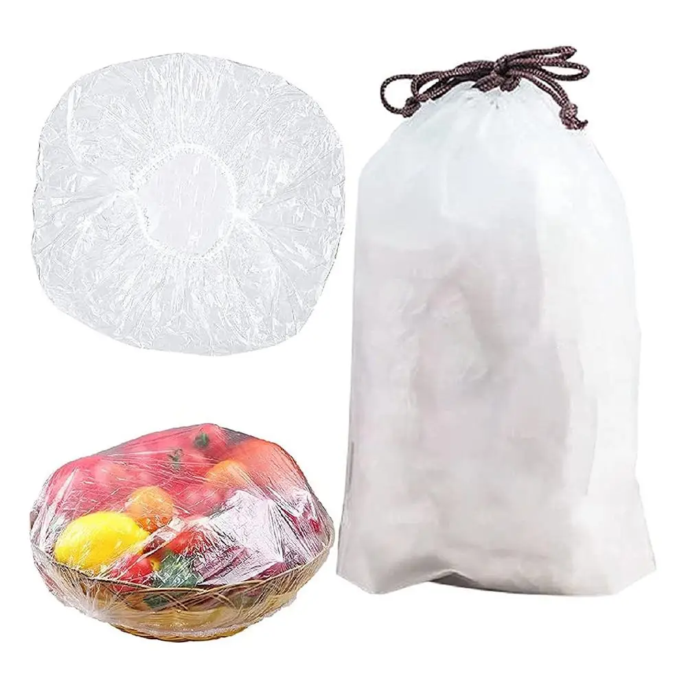 Fresh Keeping Bags Reusable Sealing Bags Food Cover Elastic Stretch Adjustable Bowl Lids Kitchen Wrap Seal Fresh Keeping Caps