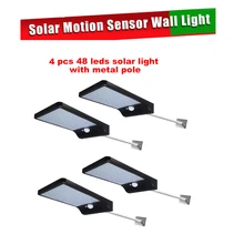 2/4pcs LED Garden Lights Solar Lawn Lamps Night Lights Arrival Solar-Powered Lawn Lamp Home Garden Creative Solar Lamps security