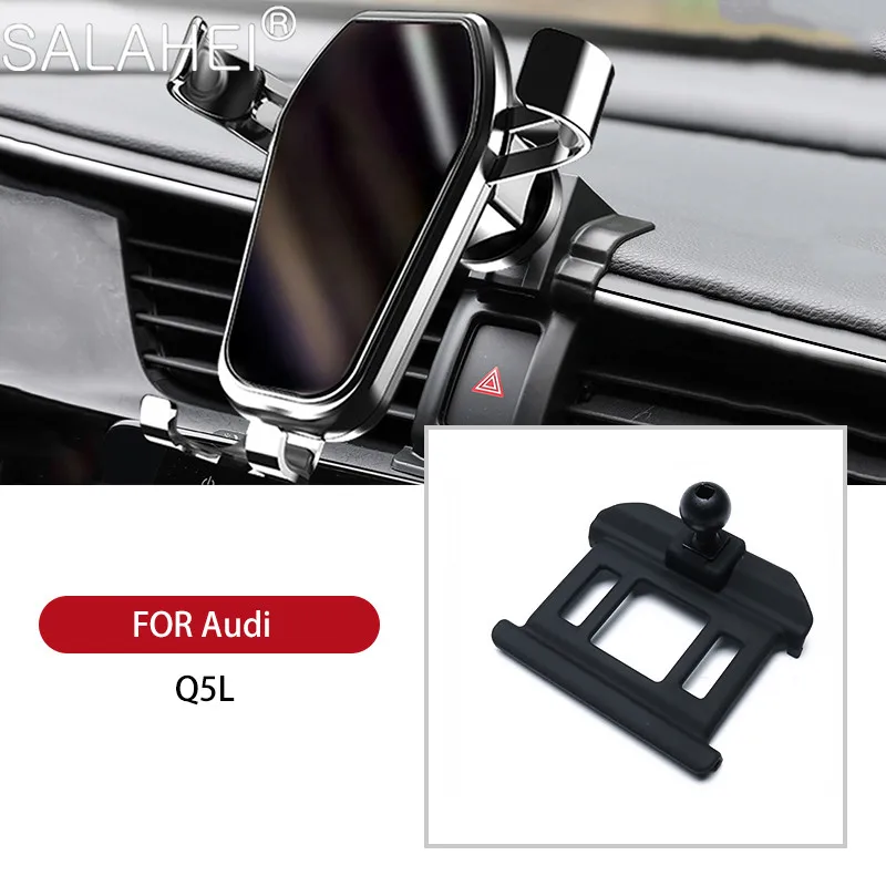 

Car Phone Holder Bracket For Audi Q5 2020 2019 2018 Interior Air Vent Mount Stand GPS 360 Degree Rotation Mobile Phone Holder