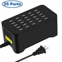 10/15/20/25 Порты USB Зарядное устройство настольная зарядка через usb станция умная многофункциональная Порты и разъёмы, совместимый с мобильным телефоном, станция Док-станция держатель стенд