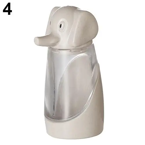 

Kitchen Tool Cute Elephant Clear Body Rotary Good Tightness Spice Rack Sugar Pepper Herb Salt Shaker Storage Bottle