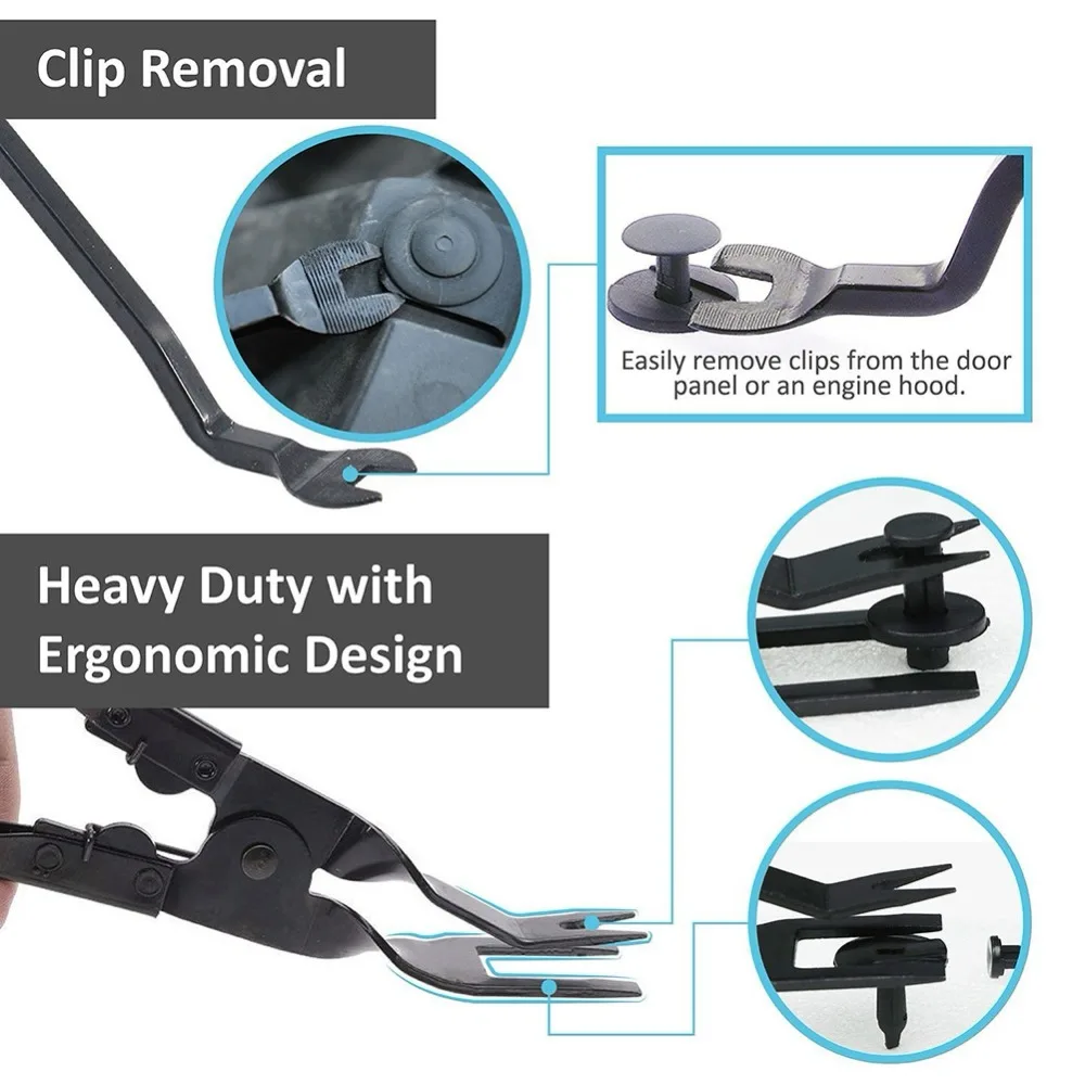 

Universal Car Installer Cover Pry Repair Tools Plastic Fastener Screwdriver Car Clip Pliers Door Panel Trim Fastener Tools