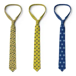 3D Print Ties For Men Wome Printted Classic Tie 8cm Stripe New Design Skinny Neck Ties Business Wedding Party Ties