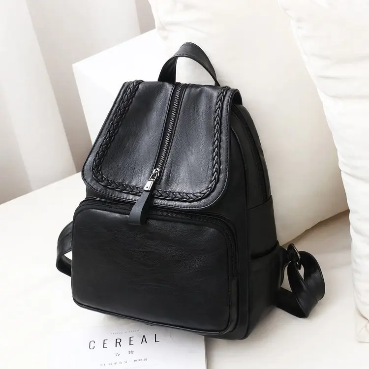 

Fashion Backpack Women's 2019 New Style Versatile Schoolbag Outdoor Anti-Spillage Large Capacity Travel Backpack