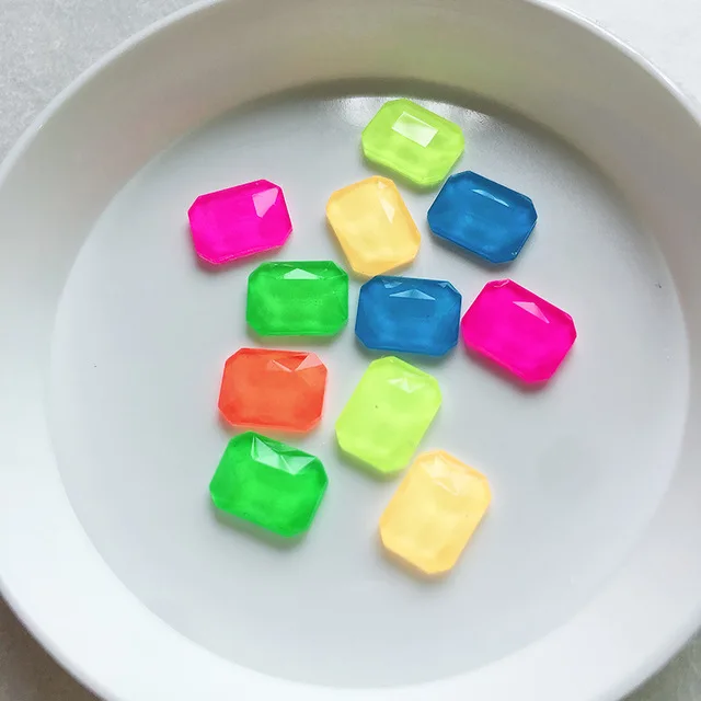 30 шт смешанных цветов Мокко/Флуоресцентный 3D дизайн стекло украшение для ногтей Стразы для DIY маникюрные камешки для дизайна ногтей украшения