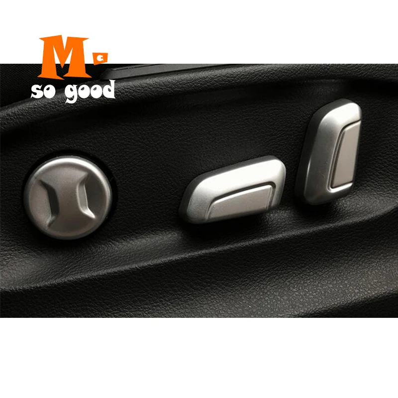 

2016 2017 2018 For Skoda Octavia ABS Matte Interior Car Seat Adjustment Switch Button Cover Trim Auto Styling Accessories 4pcs