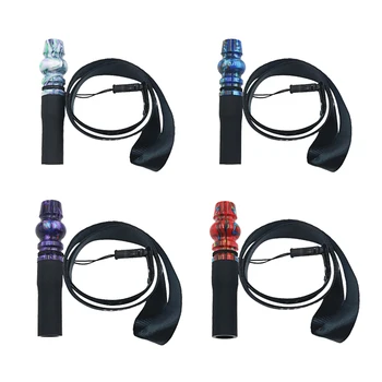 

1PCs Reusable Hookah Mouthpiece With Hang Rope Shisha Mouth Tips Silicon Resin Chicha Narguile Water Pipe Mouthpieces
