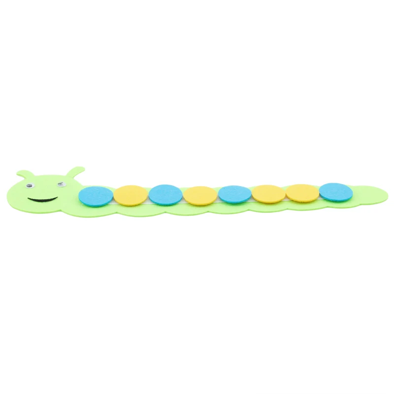 Креативный Монтессори математическая игра цветная Сортировка гусеница дошкольный детский сад обучающие средства образовательное Раннее Обучение