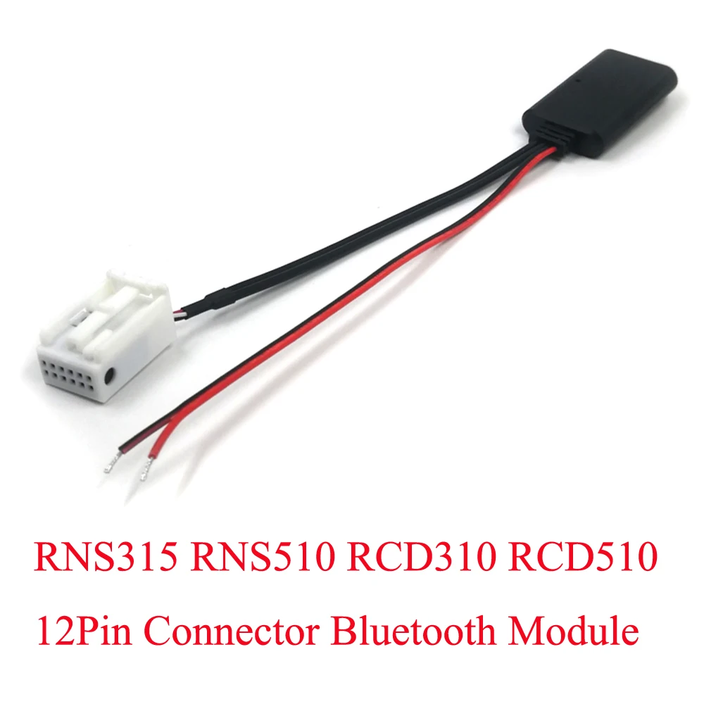 Biurlink Radio Aux Adattatore Bluetooth Mp3 Aux-In Per Volkswagen Radio Rcd110 Rcd210 Rcd310 Rcd510 Rns510