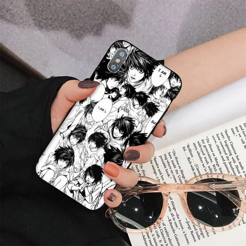 DEATH NOTE L Lawliet Phone Case for iphone 13 8 7 6 6S Plus X 5S SE 2020 XR 11 12 pro XS MAX case iphone 13 