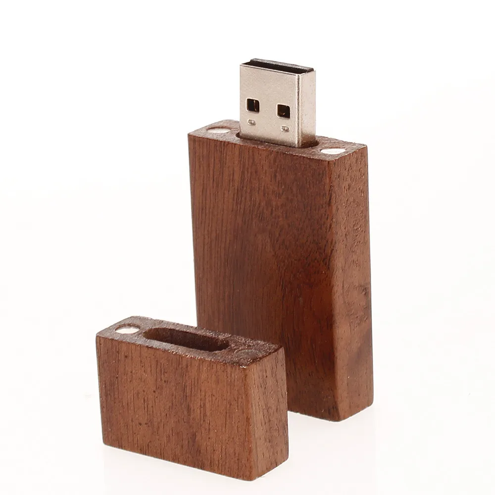 Высококачественный usb 2,0 деревянный USB флеш-накопитель 32 ГБ 4 ГБ 8 ГБ флеш-накопитель 16 Гб Флешка 64 Гб usb флешка 128 ГБ коробка логотип компании на заказ