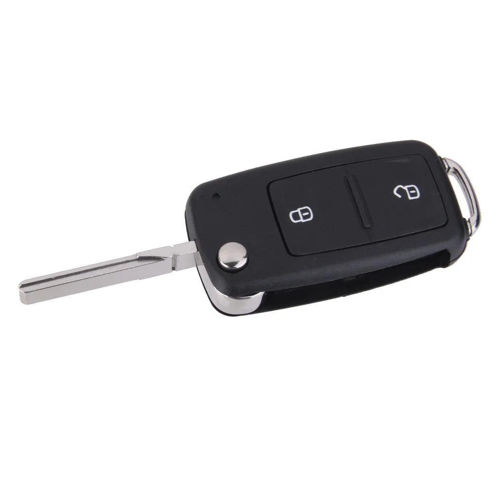 2 Button Car Key Blade Fob Case Shell for VW Transporter T5 Golf Repair