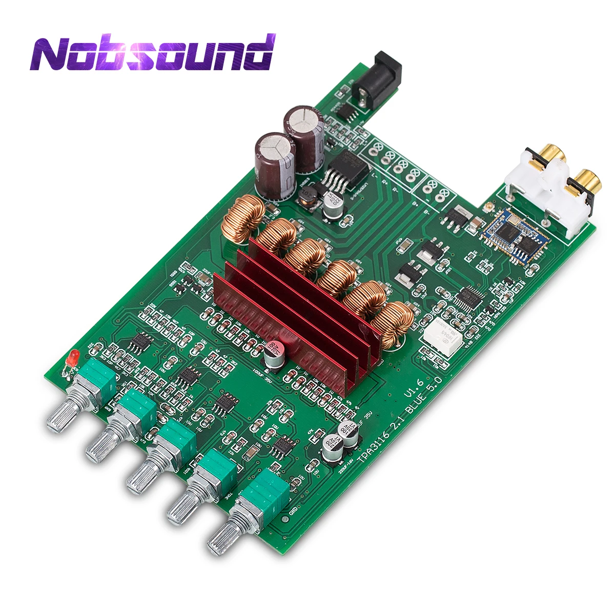 Nobsound HiFi Bluetooth 5 0 плата цифрового усилителя DIY 2 1 канальный стерео аудио усилитель