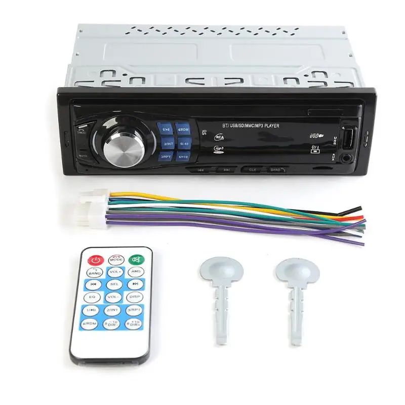 Автомобильный стерео MP3 плеер SWM 8013 одиночный 1 DIN автомобильный стерео MP3 плеер в тире головное устройство Bluetooth USB AUX FM радио приемник Newst