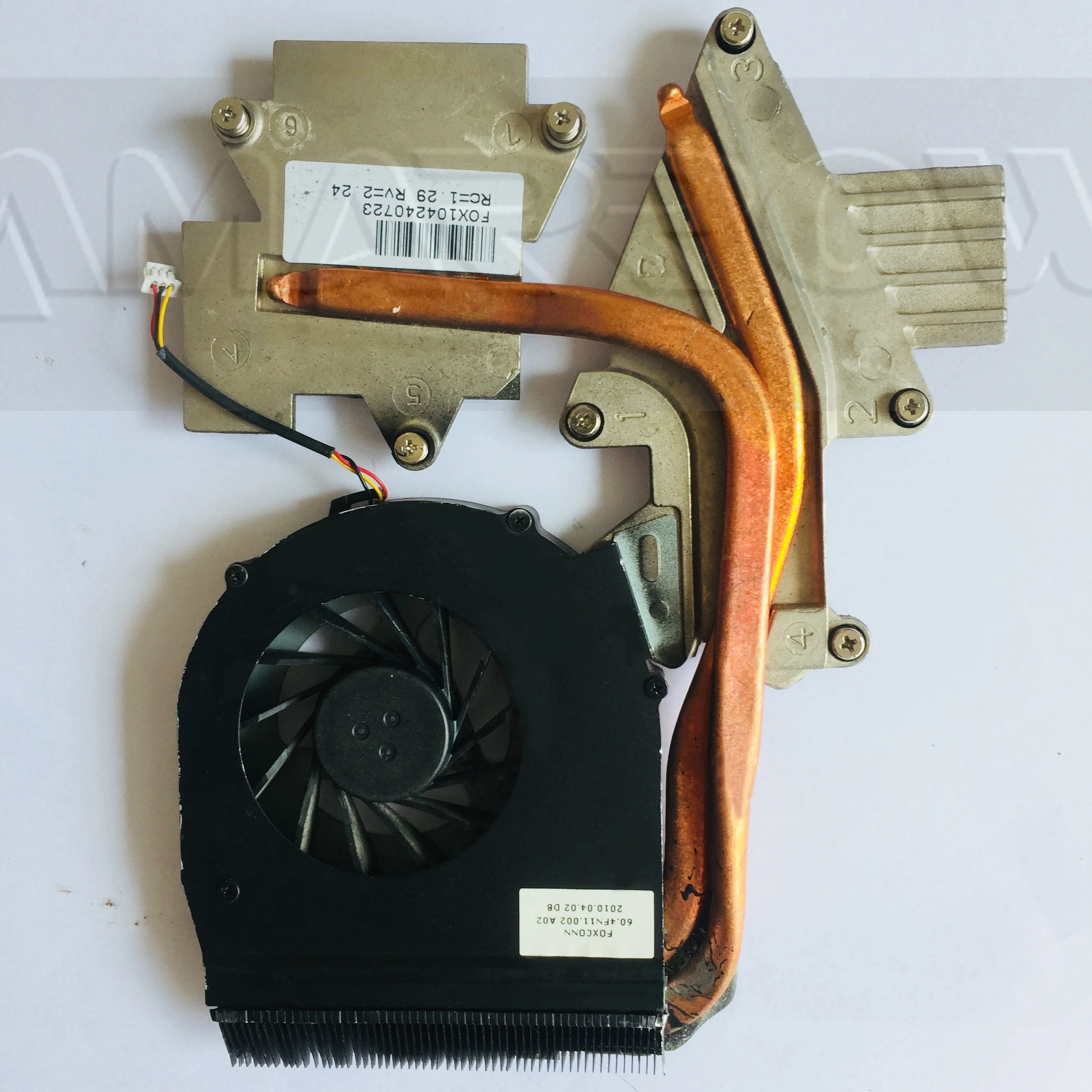 

Original For ACER laptop heatsink cooling fan cpu cooler 5542 5738 5738G 5536 5542G CPU heatsink 60.4FN11.002