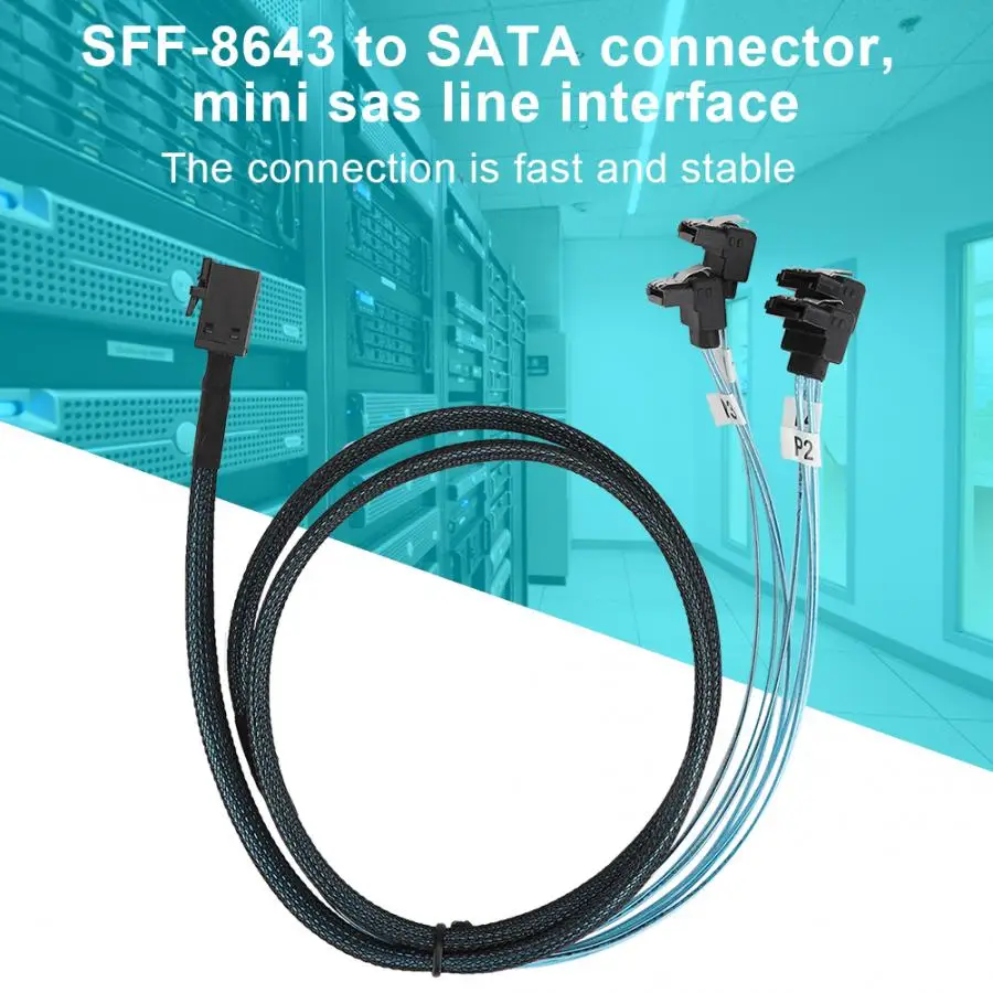 Интерфейсы Mini SAS HD 36P внешний разъем SATA 7Pinx4 кабель для жесткого диска литьевого