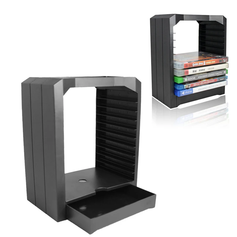 Универсальный чехол для хранения дисков 10 cd держатель Xbox One Playstation 4 PS4 Slim Pro