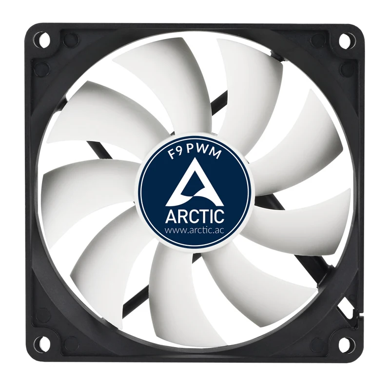 Arctic F9 PWM Black White 4pin 9cm 90mm 92mm Cooler Cooling Fan