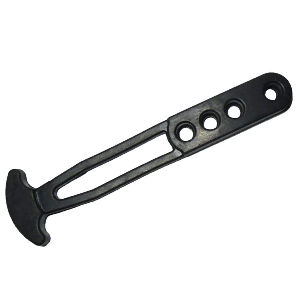 Marine Boat Sport Boarding Ladder Retaining Strap Rubber Latch Band Universal - 4 Holes - Black