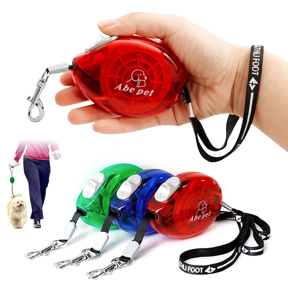 3m Retractable Small Dog Leash Automatic 10ft Dog Cat Leash Belt