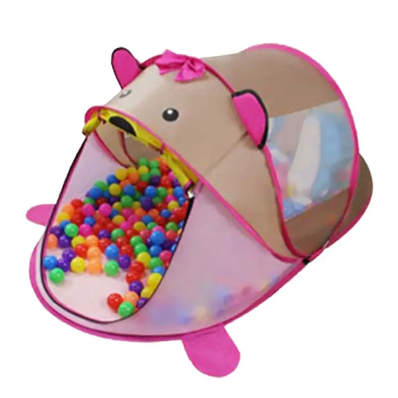 

Portable Tiger Children's Tent Cartoon Animal Kids Play House Outdoors Large Pop Up Toy Tent Indoor Nets Baby Ball Pool Pit Toys