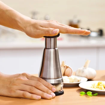 

Hot Multi-functional Food Chopper Mincer Stainless Steel Blade Triturator Fruit Ginger Onion Garlic Cutter Manual Chopper Tool