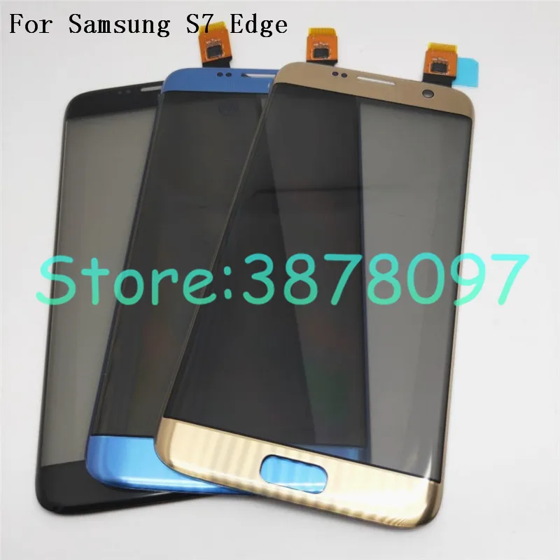 Оригинальный сенсорный экран 5 дюйма для Samsung Galaxy S7 Edge G9350 G935 G935F дигитайзер сенсор