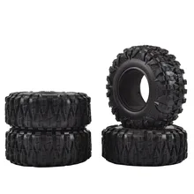 Élingue de boue pour pneus en caoutchouc, 120mm, 4 pièces, pour chenille 1/10 Traxxas TRX4 TRX 6 Axial SCX10 90046 MST Jimny D90, remplacement de pneus de voiture