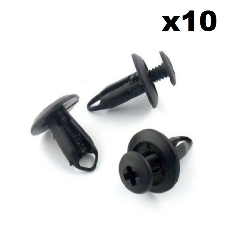 

10x For Ford Bumper, Wheel Arch Lining, Splashguard & Trim Clip Plastic Fasteners