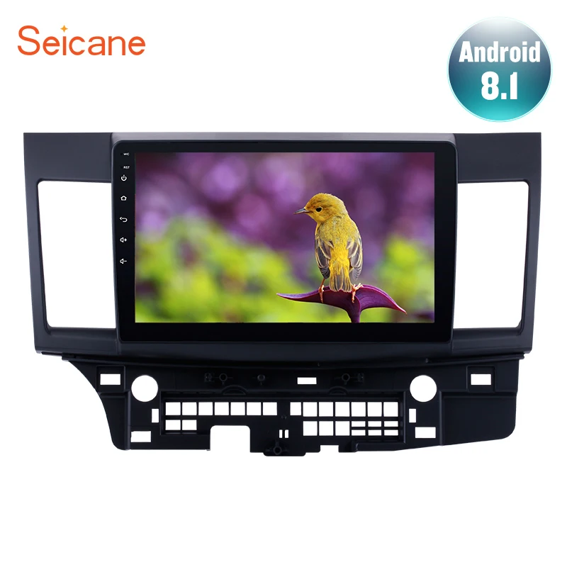 Clearance Seicane GPS Navi Android 8.1 10.1" Car Auto Radio Head Unit Audio Multimedia Player Stereo For Mitsubishi Lancer-ex 2008-2015 0