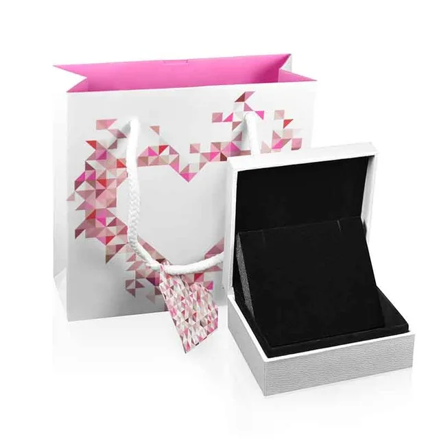 love set box Подлинный Шарм бусины Мода логотип шаблон серии кольцо коробка ювелирные изделия Высокое качество изысканная коллекция ювелирных изделий подарок - Цвет: love set box