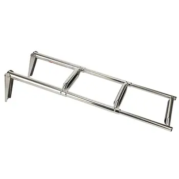 

3 Step Wide Steps Stainless Steel Telescoping Boat Ladder Swim Step