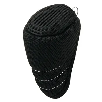 

UXCELL Black Nylon Cotton Blends Gearshift Knob Black Zipper Closure Gear Shift Knob Cover For Auto Car