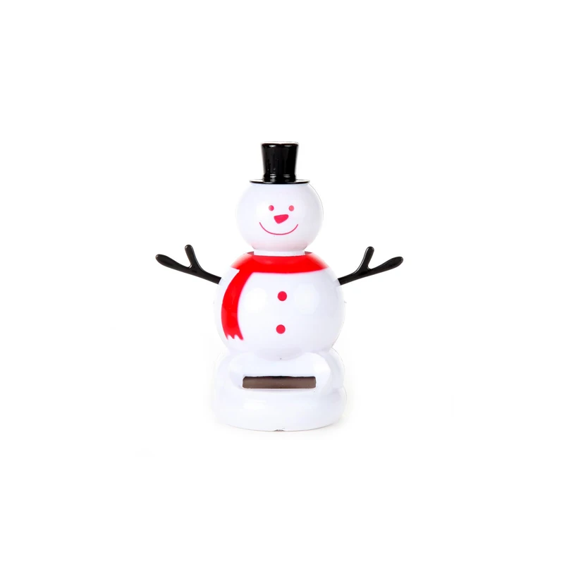 Estartek Солнечный Bobble Head Рождественский танец Санта Клаус Лось дерево снеговик для праздничного подарка - Цвет: Серый