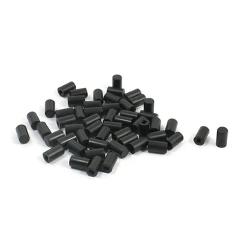 

50Pcs Micro Tactile Pushbutton Switch Cap Cover Protector Black 6x10mm
