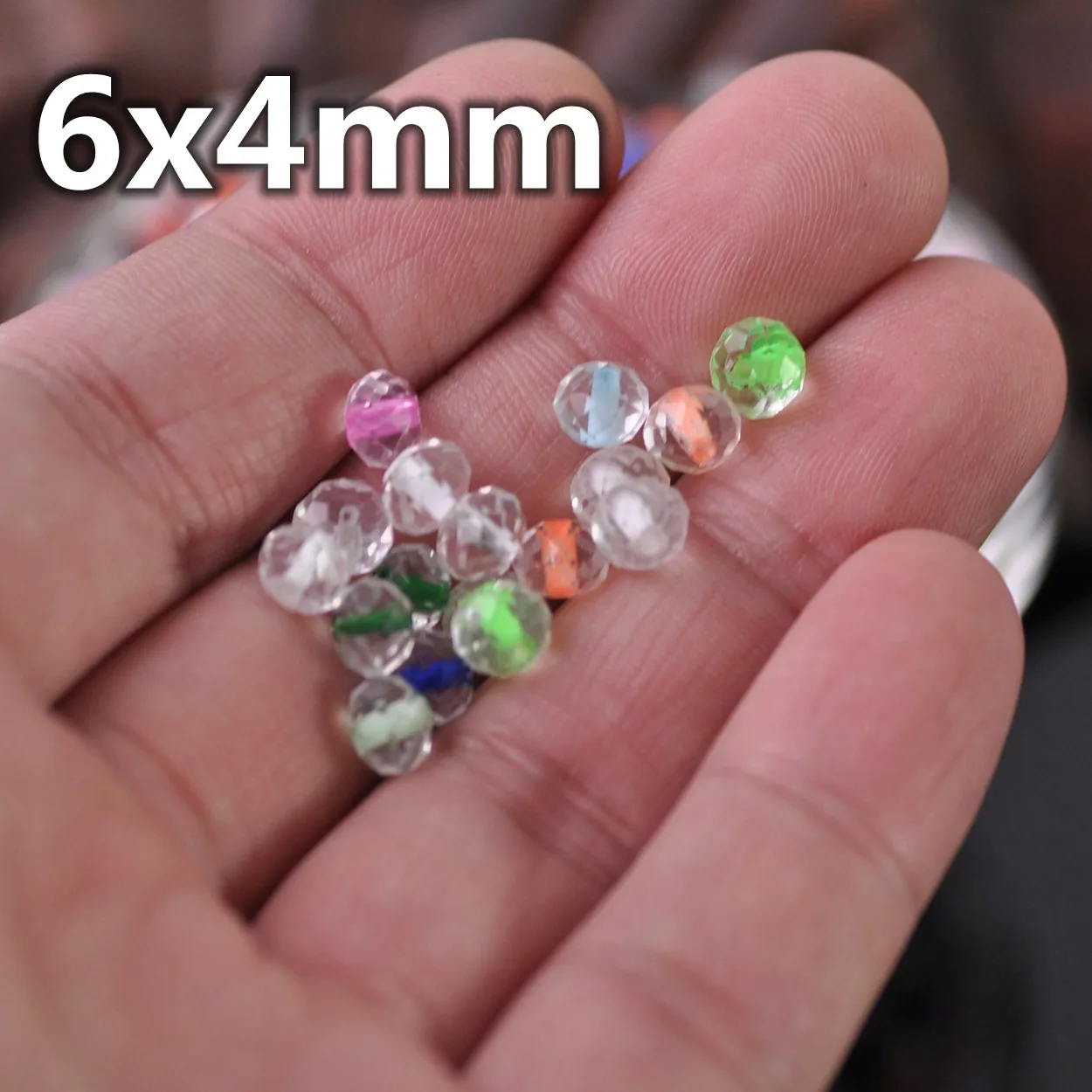 Colorful Round 8mm 10mm Opaque/Crystal Glass Loose Beads Lot For Jewelry  Making DIY Bracelet Findings