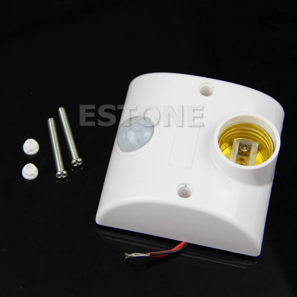 

Home E27 Infrared Motion PIR Sensor Automatic LED Light Lamp Holder Switch Alarm