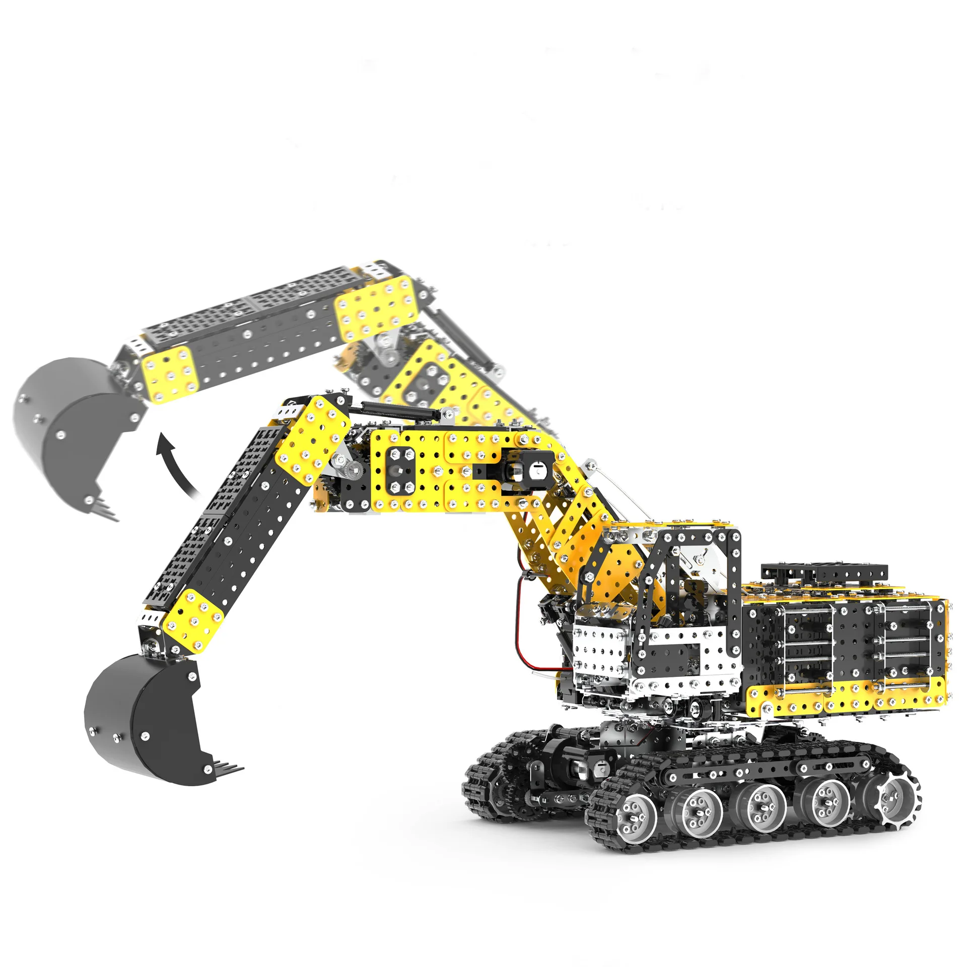 Alloy RC crawler excavator model city construction engineering