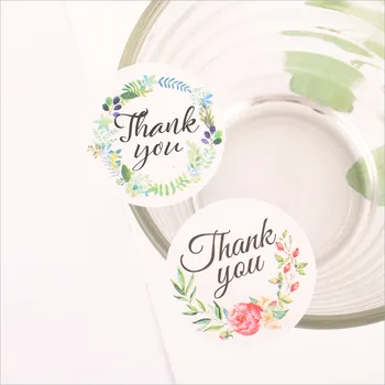

100pcs/Lot Kwaii Creative Flower Grass Cake Packaging Sealing Label Sticker Adhesive Gift Stationery Sticker
