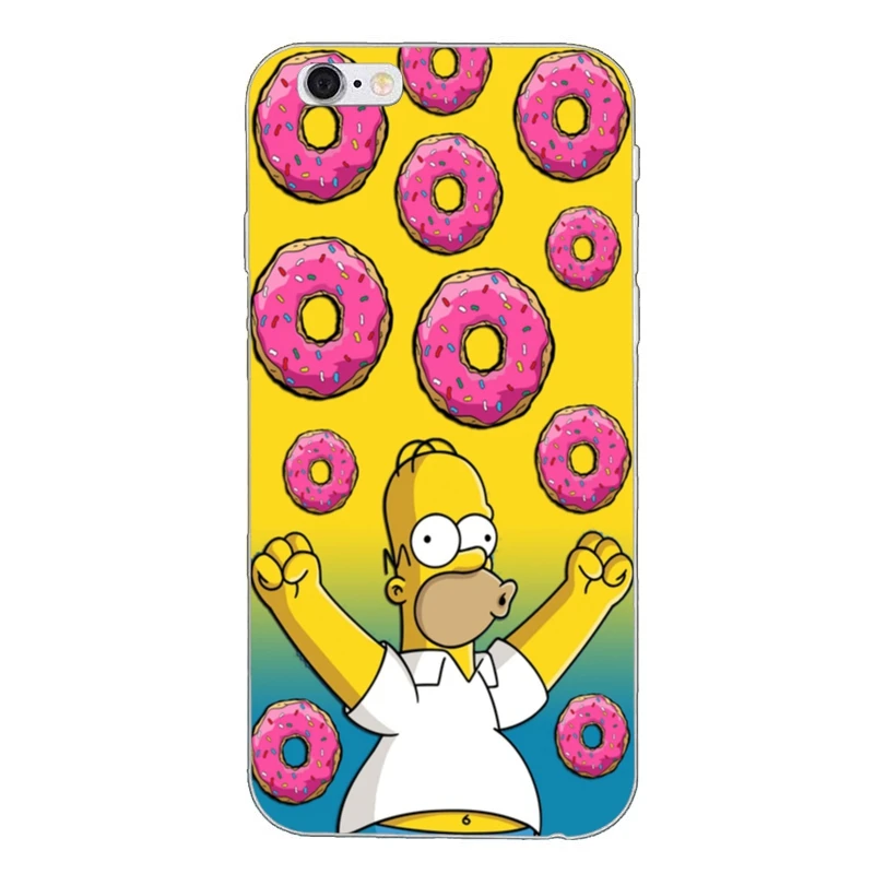 Мягкий чехол для iPhone XR X XS Max 8 7 6s 6 plus samsung Galaxy Note S6 S7 edge S8 S9 S10 Plus lite Homer J. Simpson - Цвет: Homer-Simpson-B-08