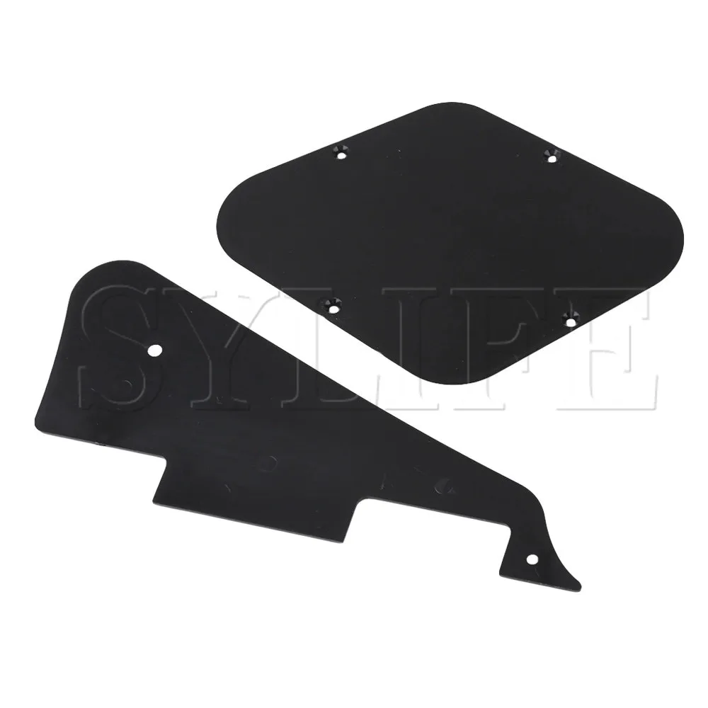 Черная 4 в 1 Пластина для электрогитары|Детали и аксессуары гитар| |