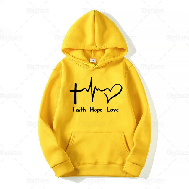 Faith Hope Love Hoodies Christian Faith Jesus Hoodie Sweatershirt -  AliExpress
