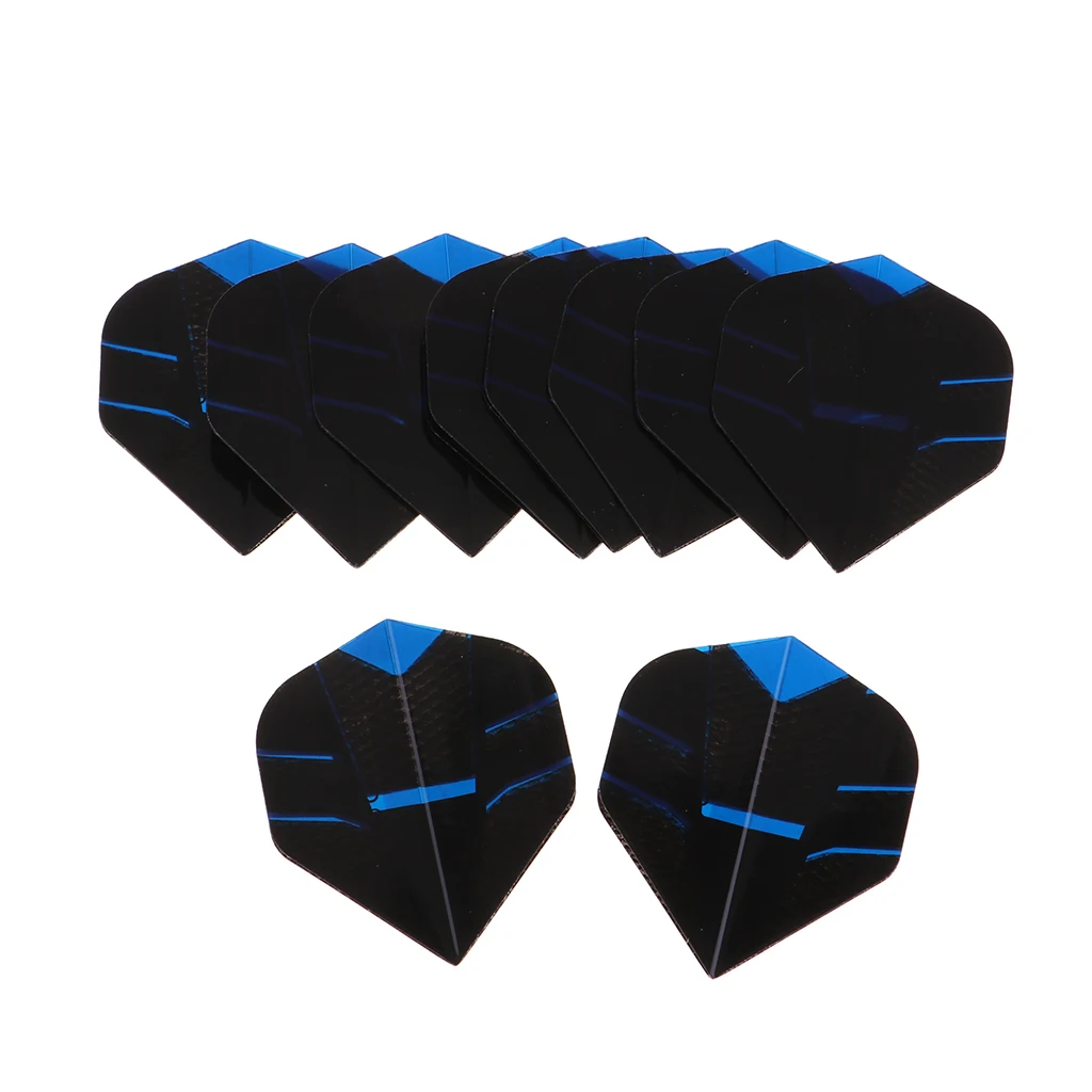 10Pcs Standard Shape Flights PET Extra Tough Thick Tail Accessories Dart Flights 10Pcs Standard Shape Flights PET Extra Tough Thick Tail Accessories Dart Flights