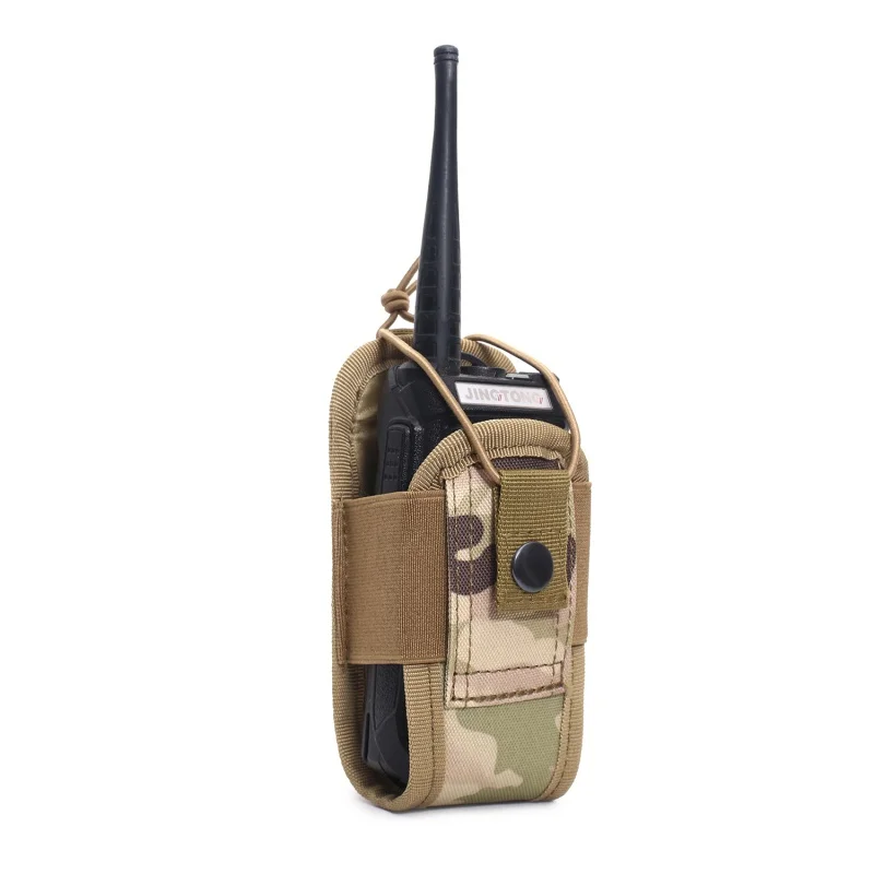 Outdoor 1000D Nylon Pouch Tactical Sports Molle Radio Walkie Talkie Holder Bag Magazine Mag Pouch Pocket