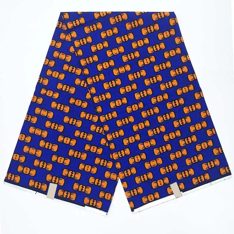 Kitenge последняя хлопок Анкара африканская вощеная ткань стиль настоящий голландский воск 6 ярдов/лот