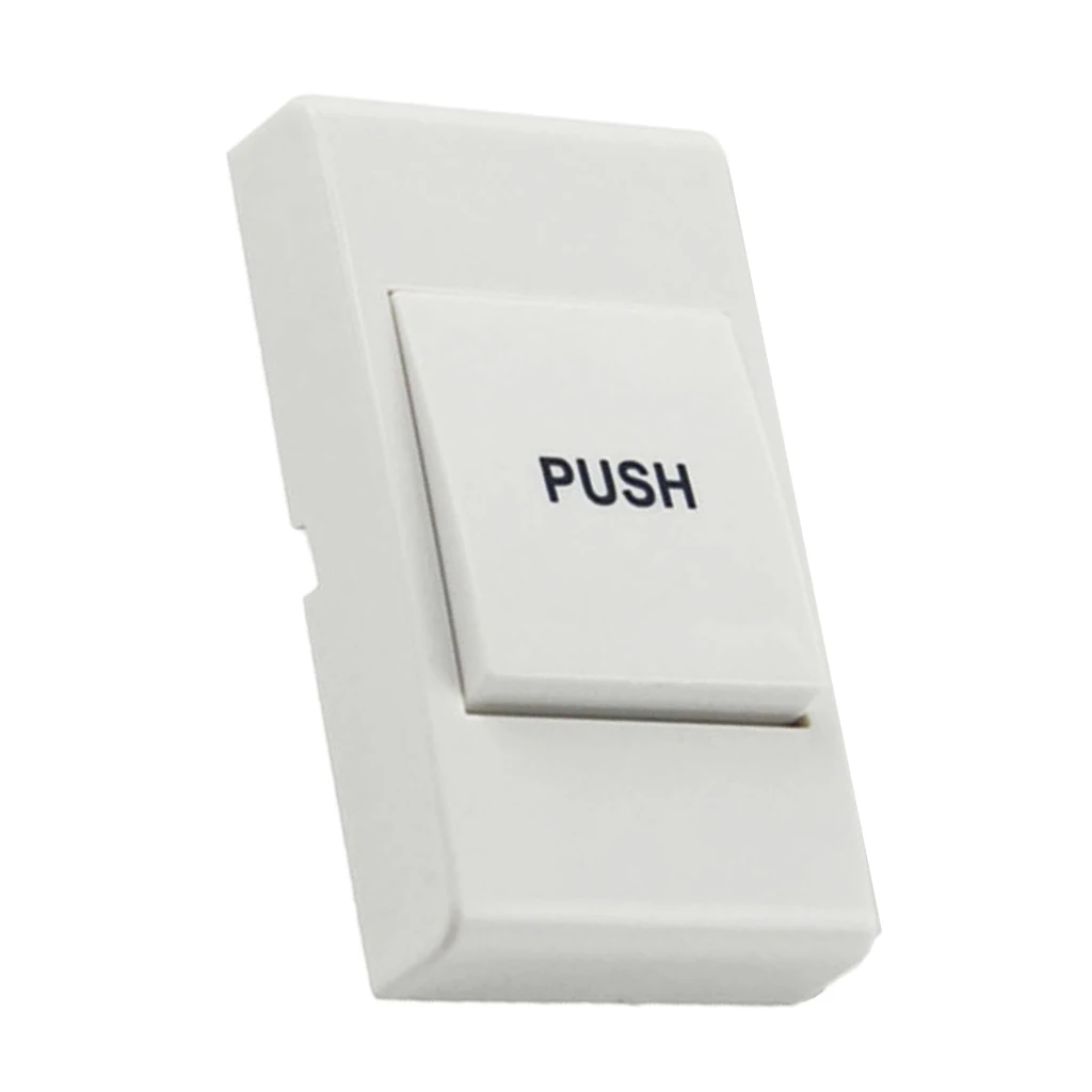 Electronic Switch Door Entry Access Control Door Lock Plastic Momentary Exit Push Button Panel Switch