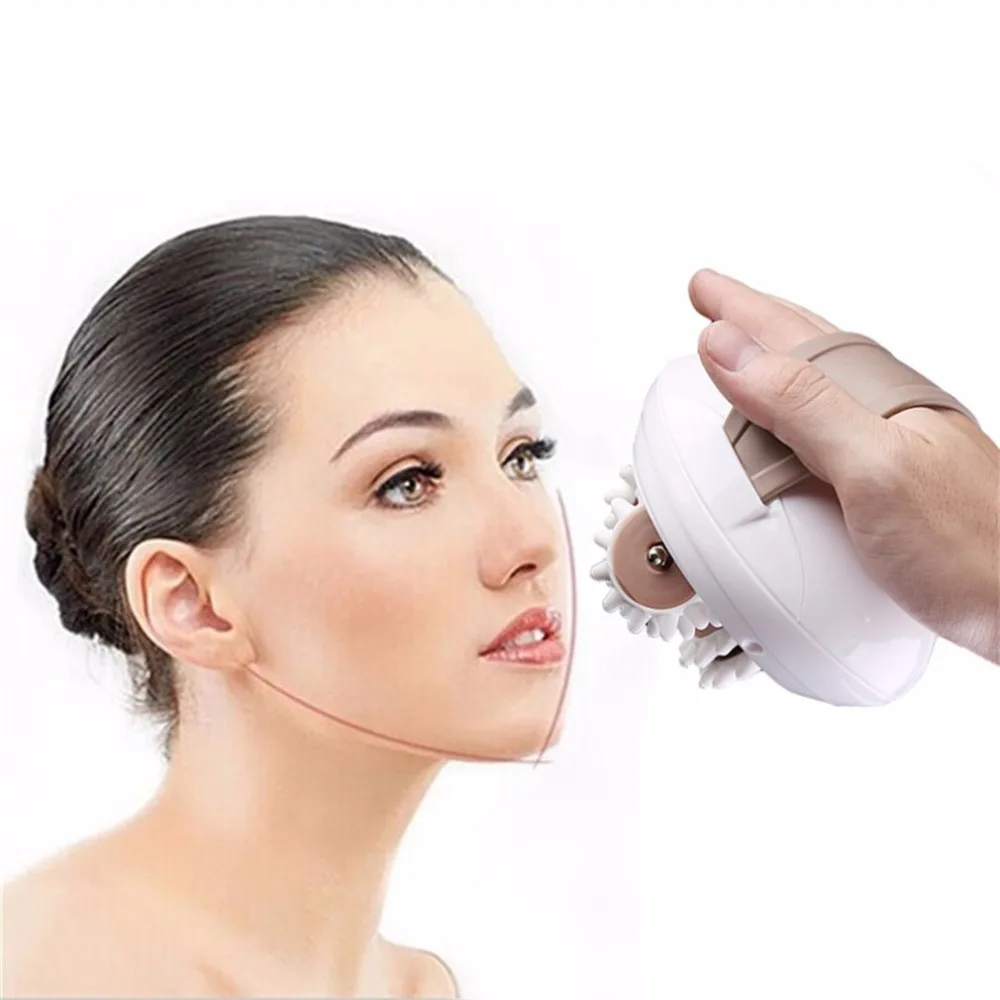 

3D Mini Facial Kneading Massage Roller Compact Size Electric Anti-Cellulite Control System Massager Body Slimmer US/EU/UK Plug
