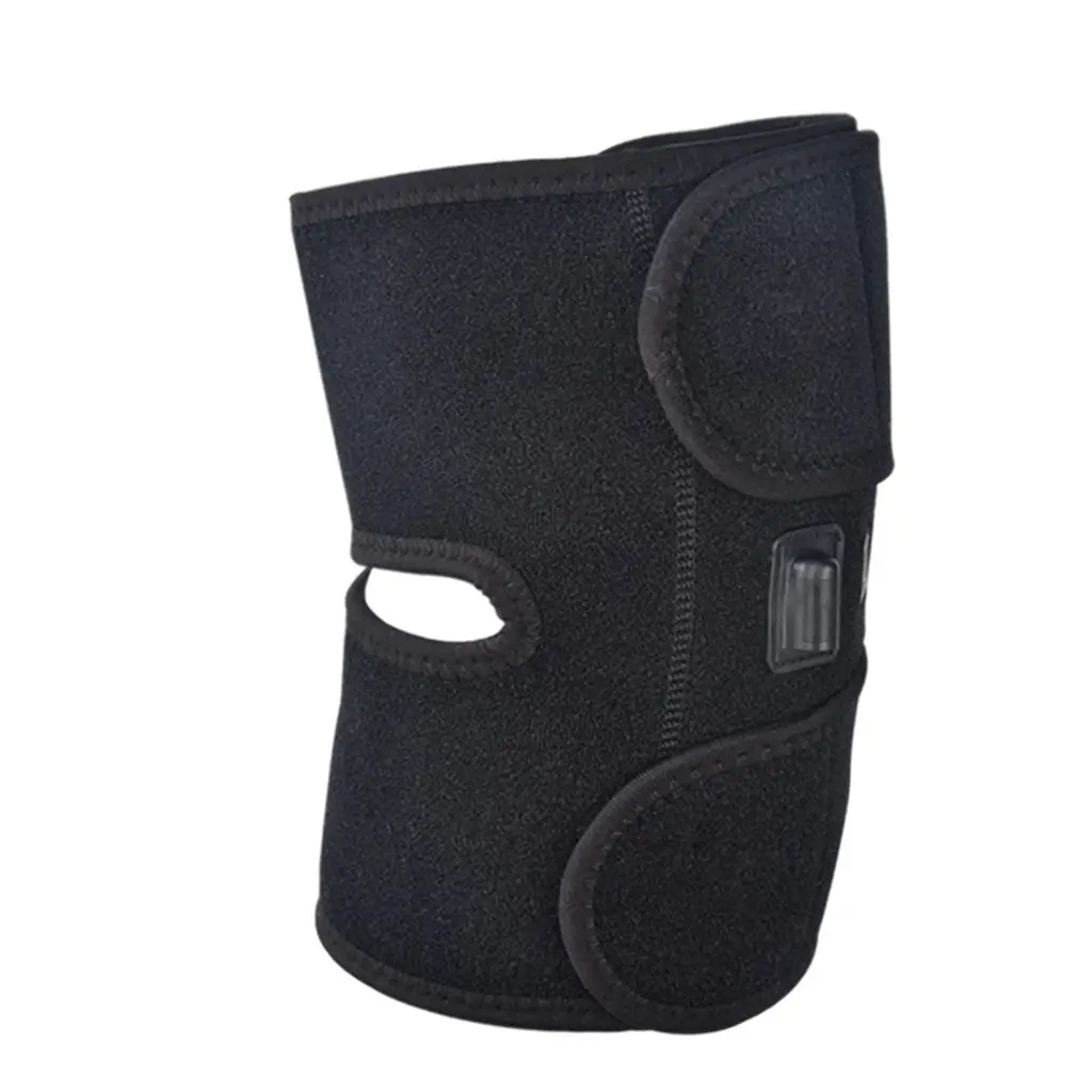 Heated Knee Brace Wrap Support Heating Pad for Cramps Recovery Elderly Pain | Спорт и развлечения