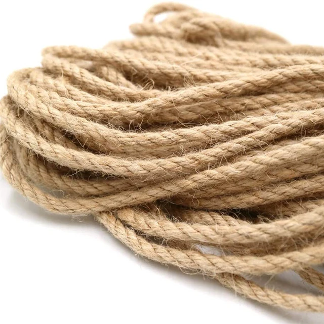 1-14mm Natural Jute Twine Vintage Jute Rope Cord String Twine Burlap For  DIY Crafts Gift