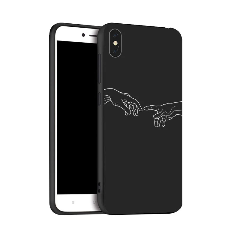 Hitam Telepon Untuk Xiaomi Mi Redmi 6 PRO A2 Lite Note 7 K20 9T 7A 8 8T K30 Ponsel Housing Bag Cover Shell